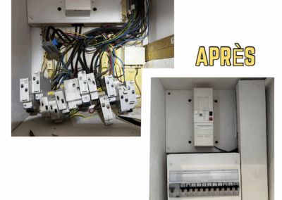 Remplacement tableau electrique legrand NFC15100